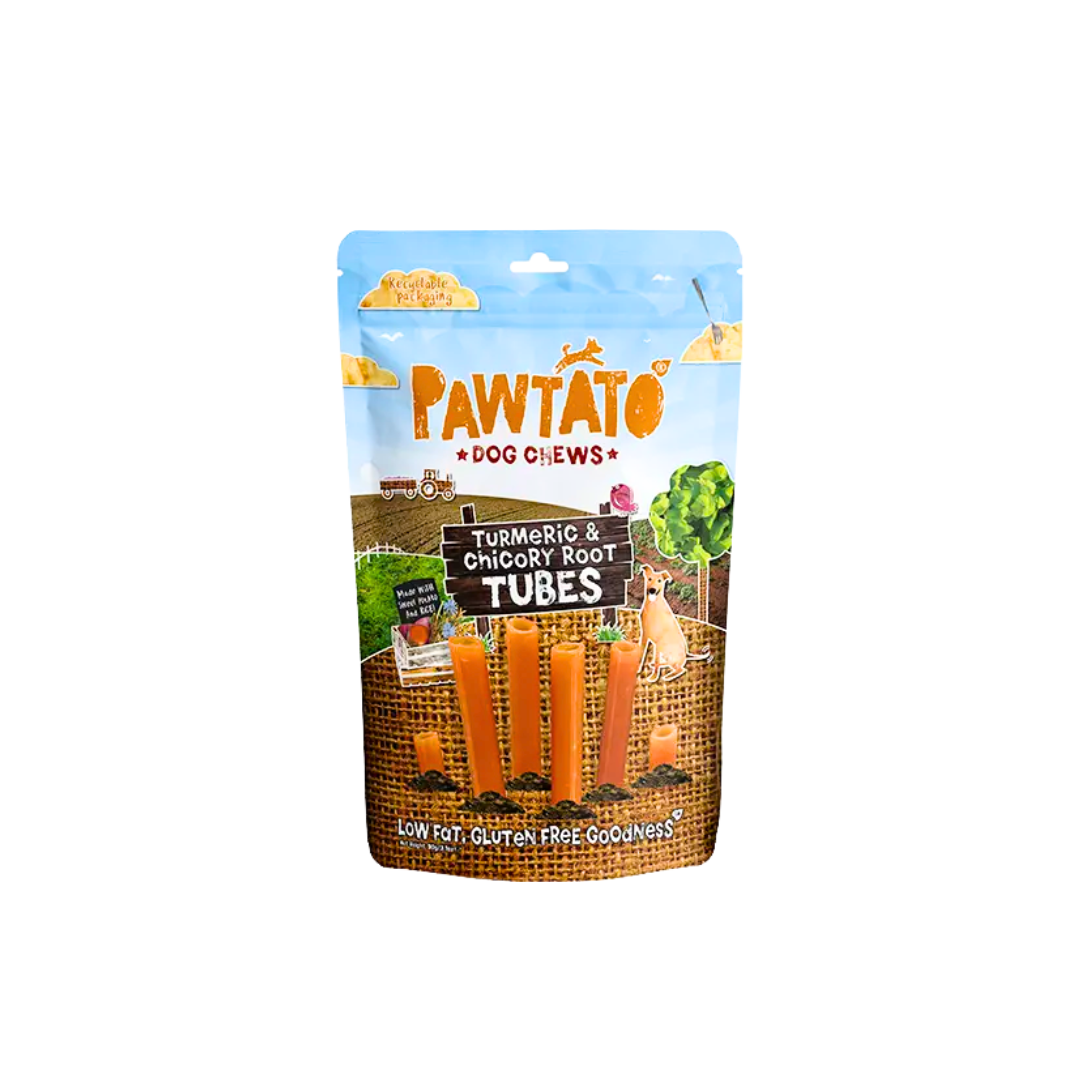 Benevo Pawtato Turmeric & Chicory Root Tubes - 90g