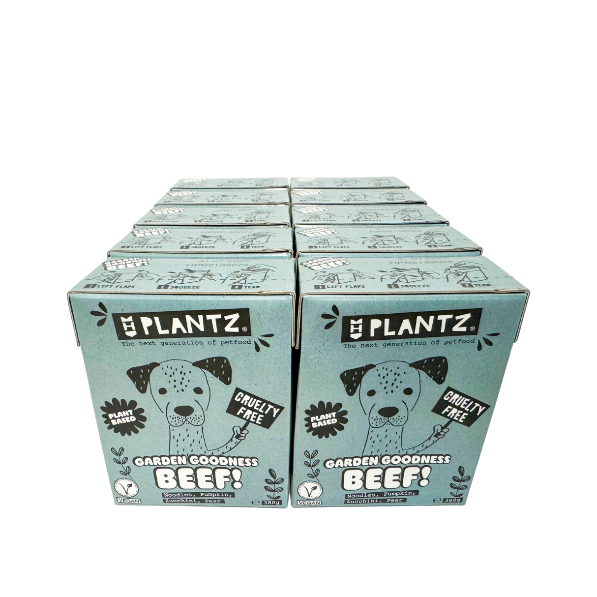 Plantz Vegan Beef-Like Moist Food - 10-pack