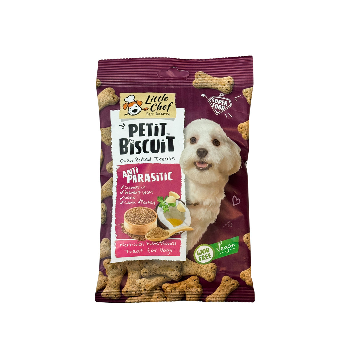 Antiparasitic Biscuits with Cumin and Parsley by Little Chef