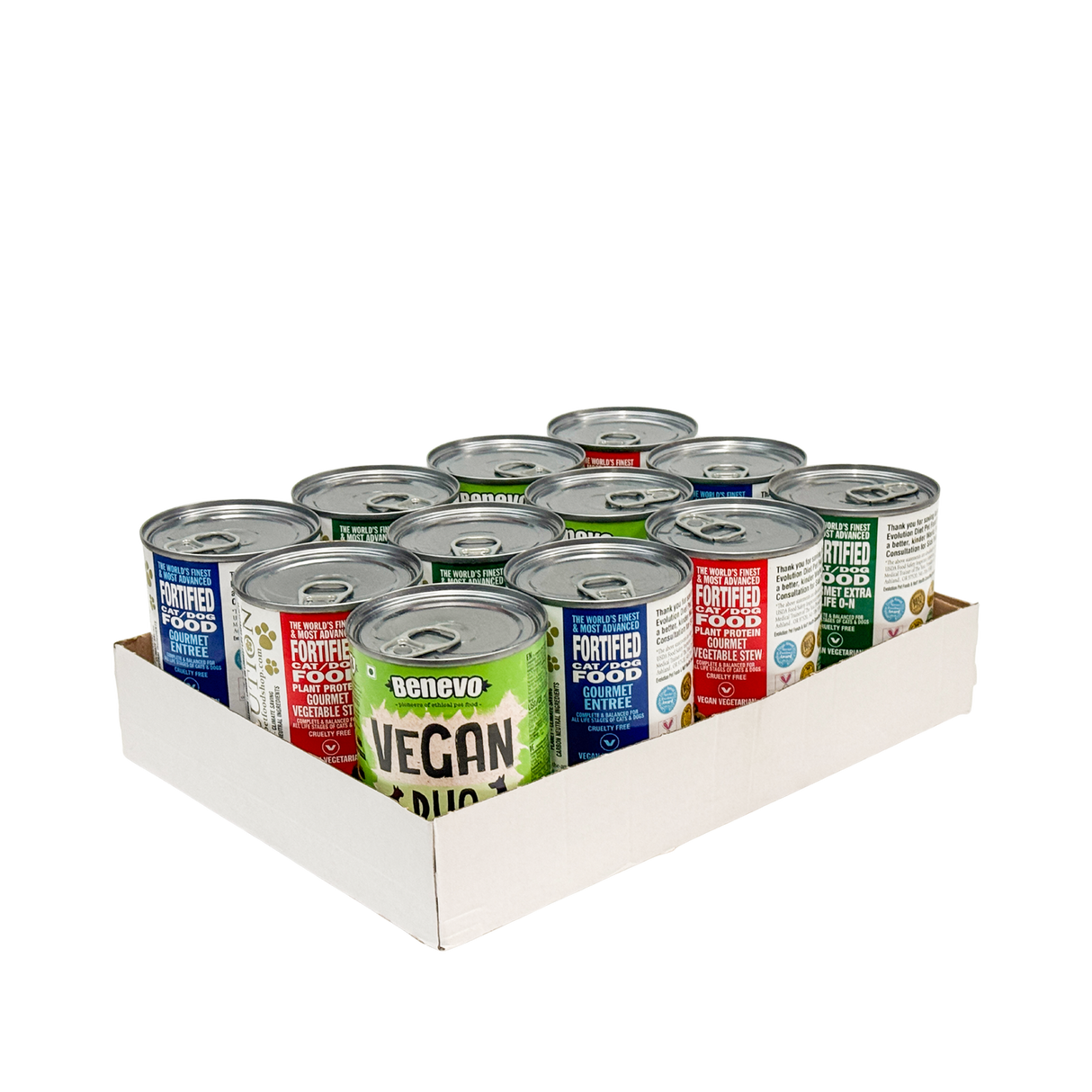 Assorted Vegan Cans for Cats & Dogs - 12-pack