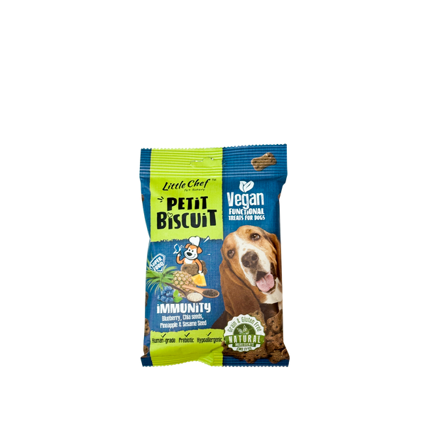 Grain-Free Immunity Biscuits with Blueberry and Chia Seed by Little Chef