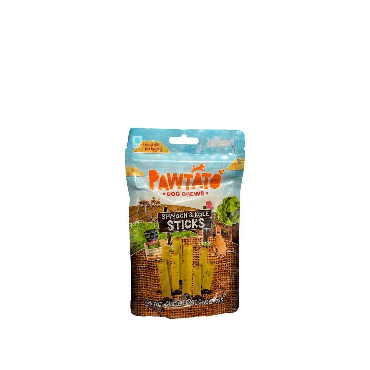 Benevo Pawtato Spinach & Kale Sticks - 120 g