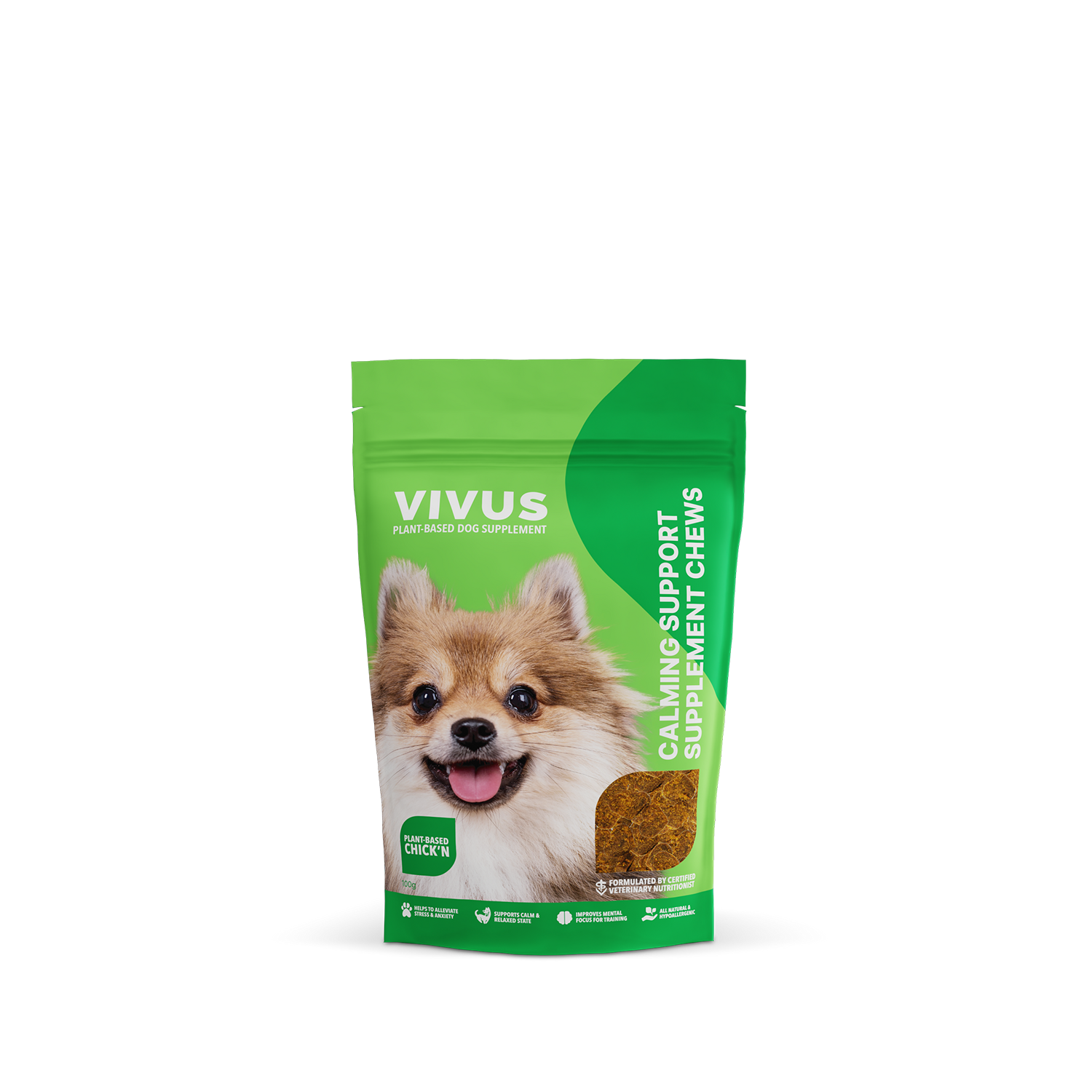 Vivus Calming Support Supplement Chews - 100 g