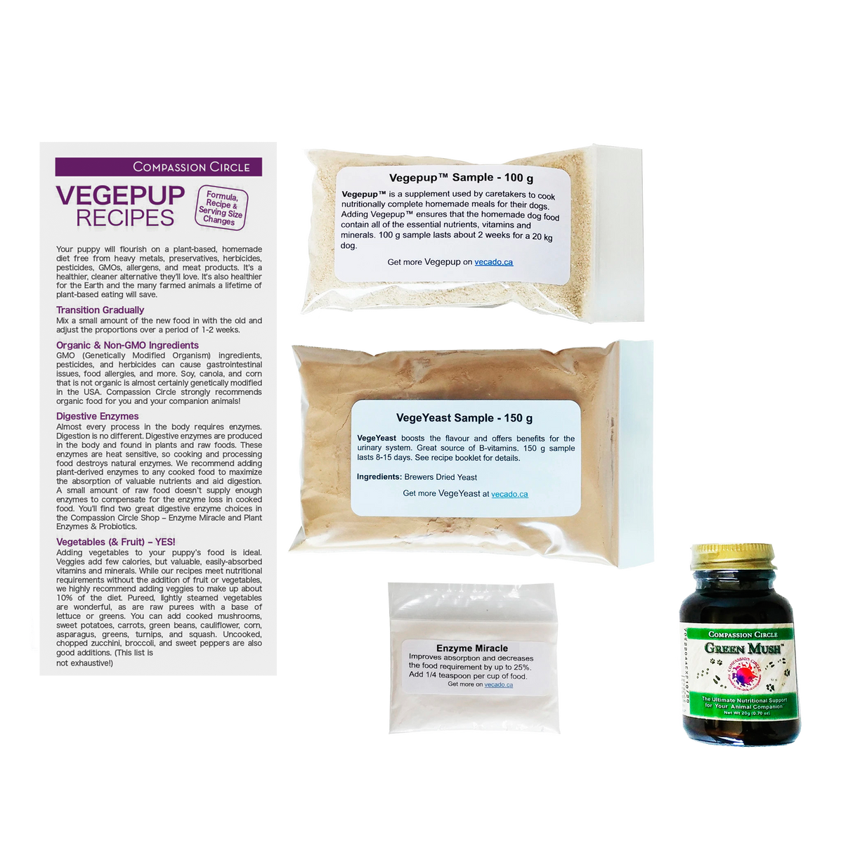 VegePup Sample Pack