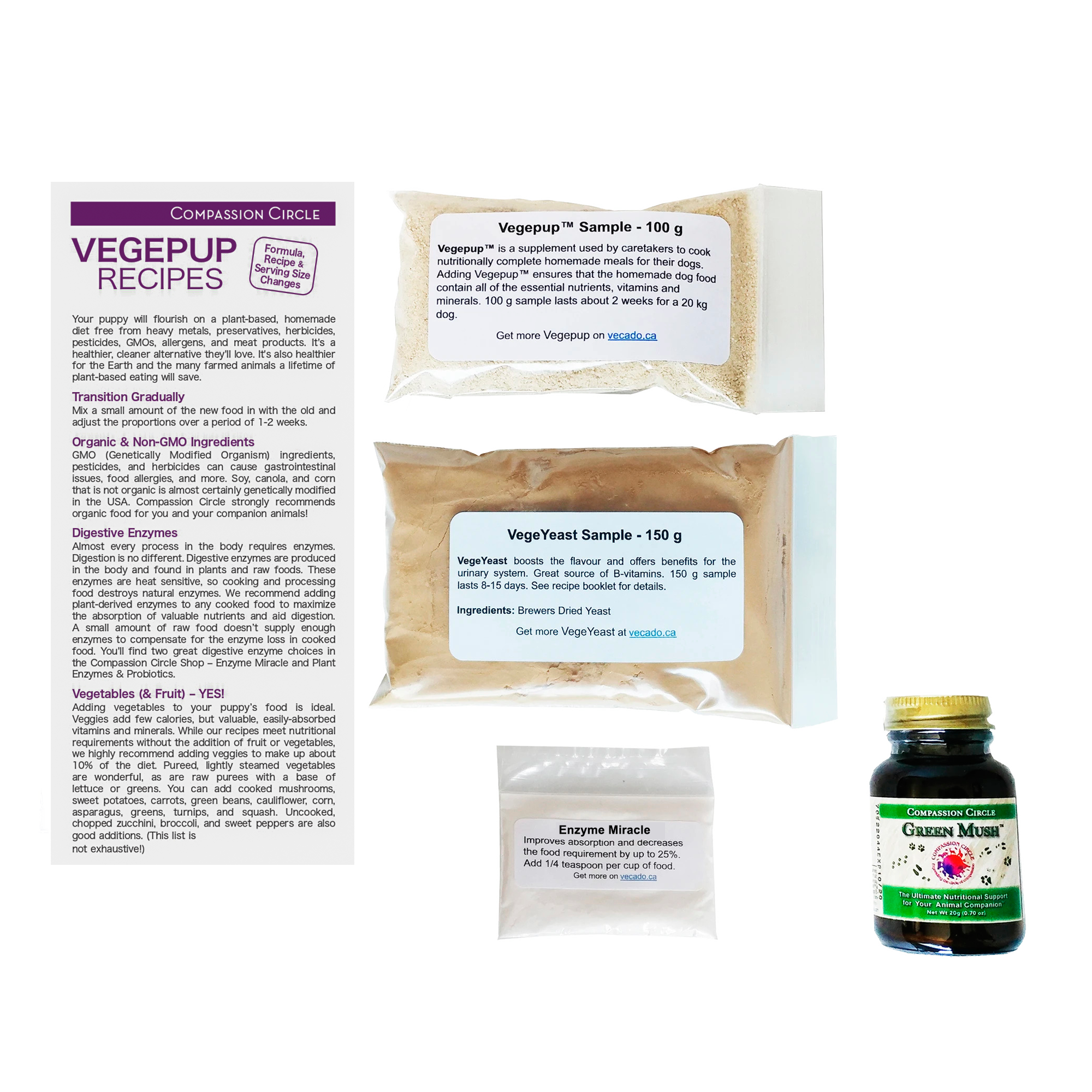 VegePup Sample Pack