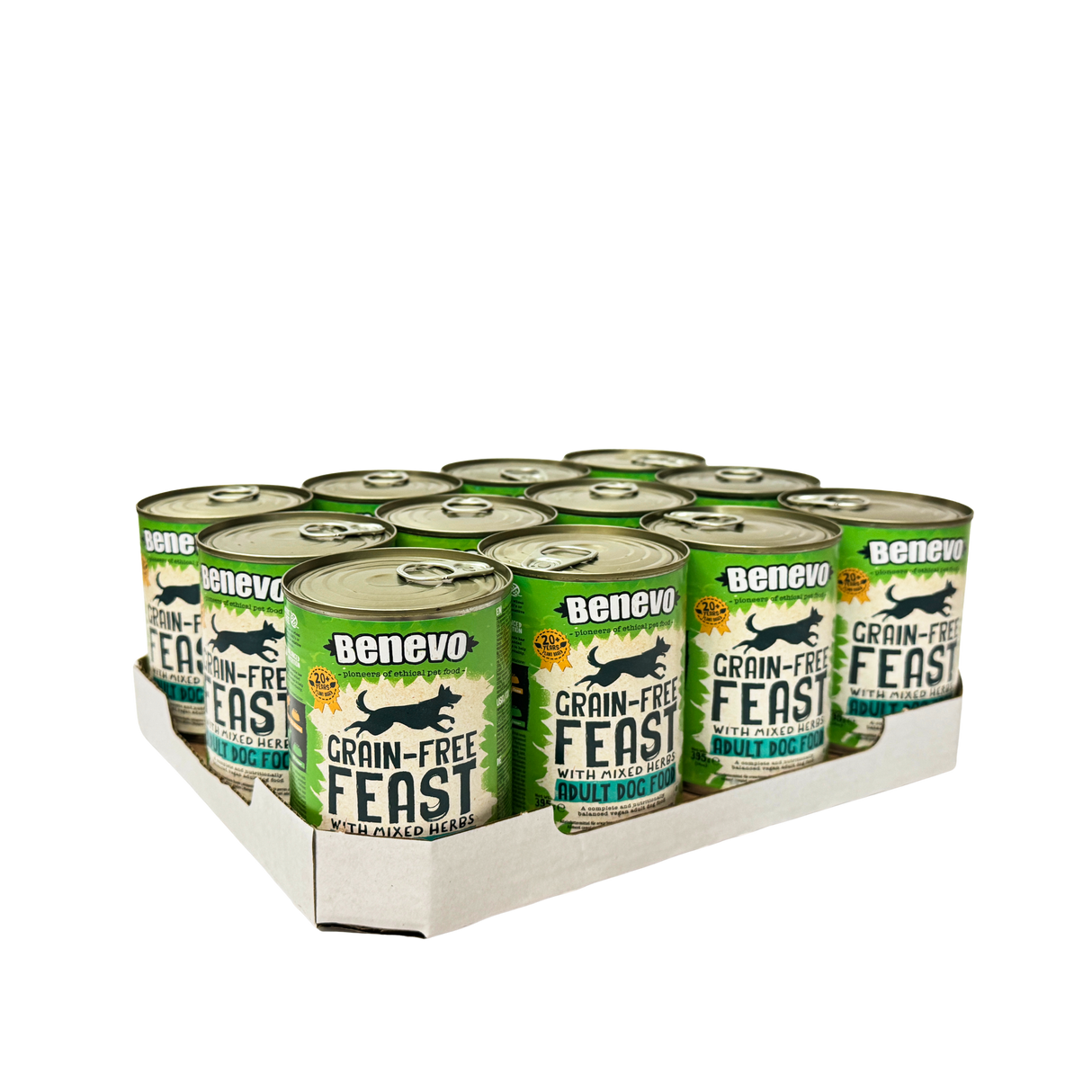 Benevo Grain-Free Vegetable Feast - Complete Food for Adult Dogs - Case of 12 cans