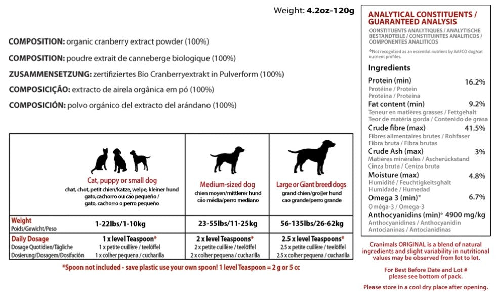 Cranimals Original - 120 g