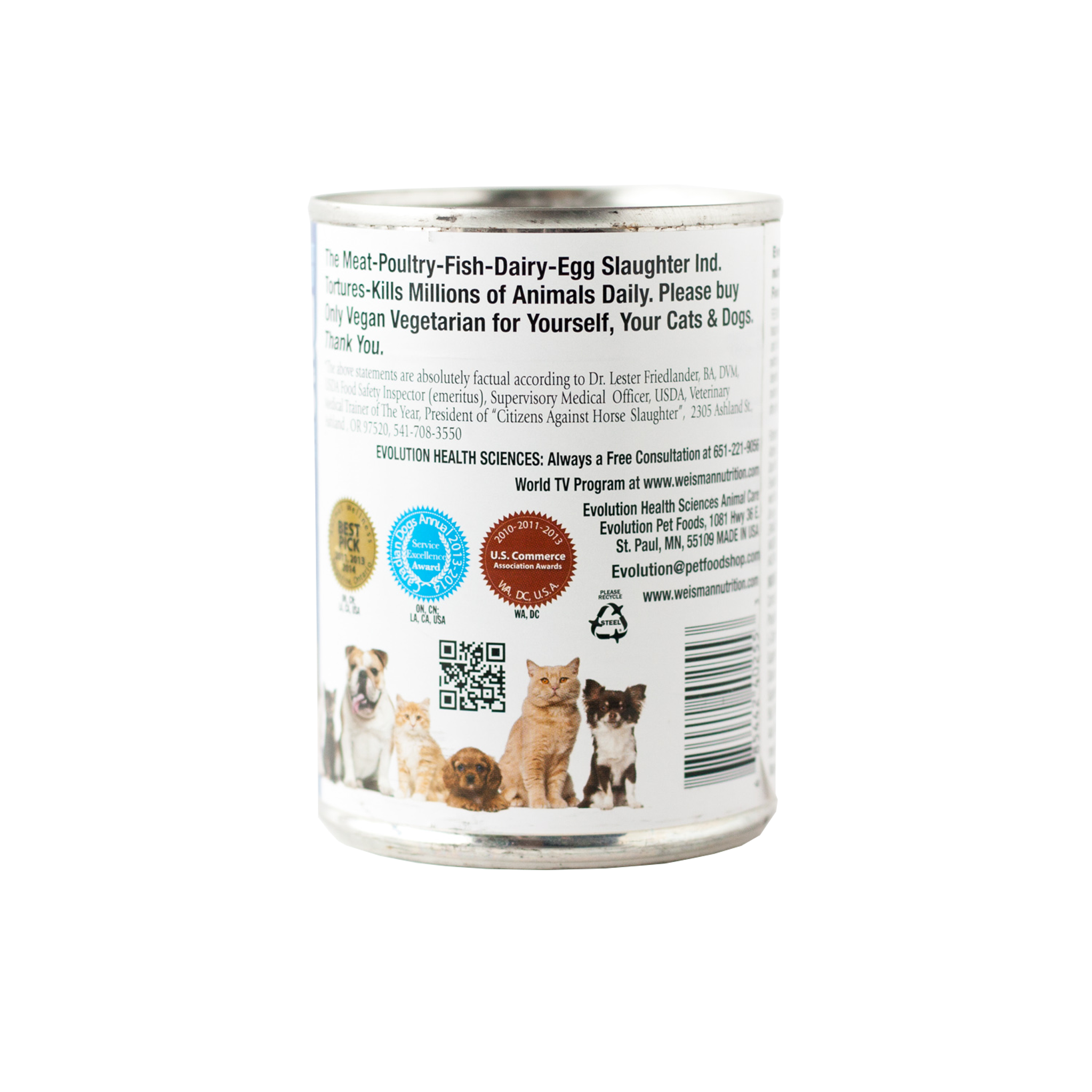 Gourmet Fortified CAT & DOG Moist Food  (12 cans)