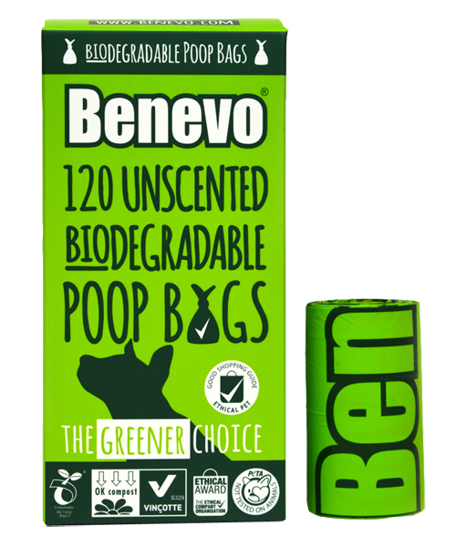 Benevo Biodegradable Poop Bags - 120 bags