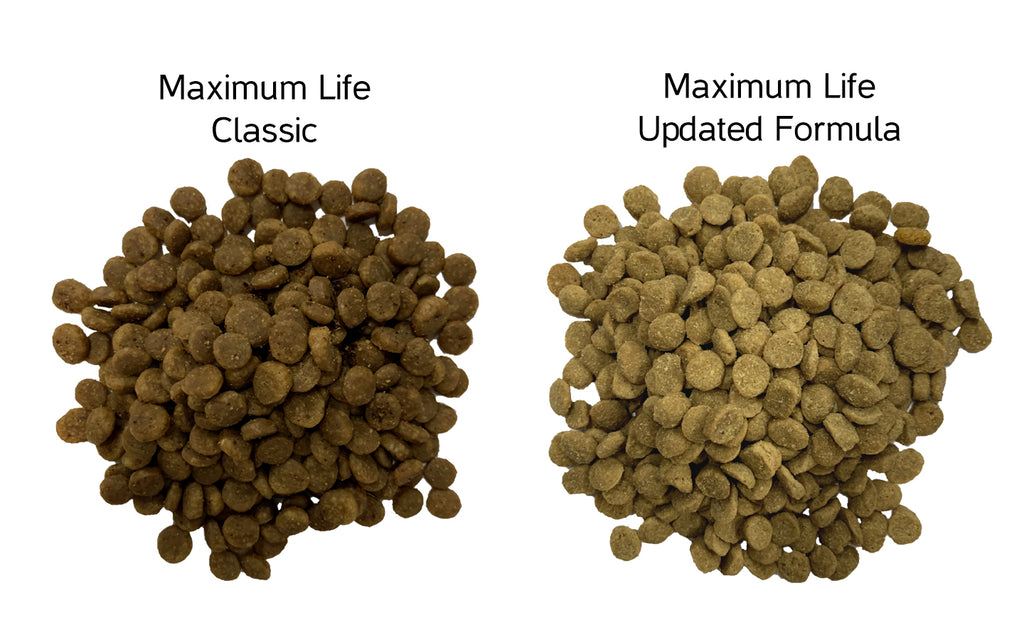 Gourmet Maximum Life Formula now contains Organic Soybean oil and Soybeans
