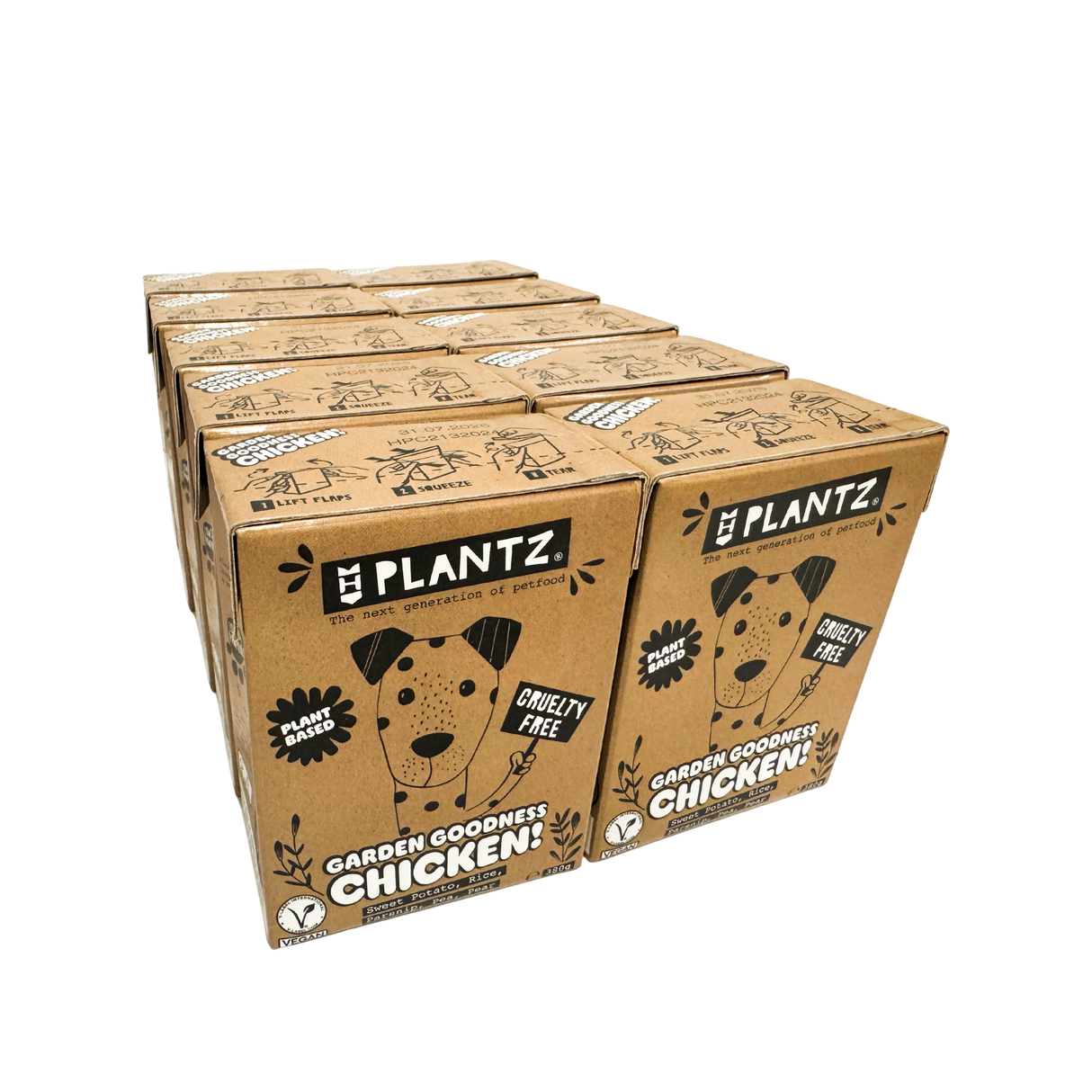 Plantz Vegan Chicken-Like Moist Food - 10-pack