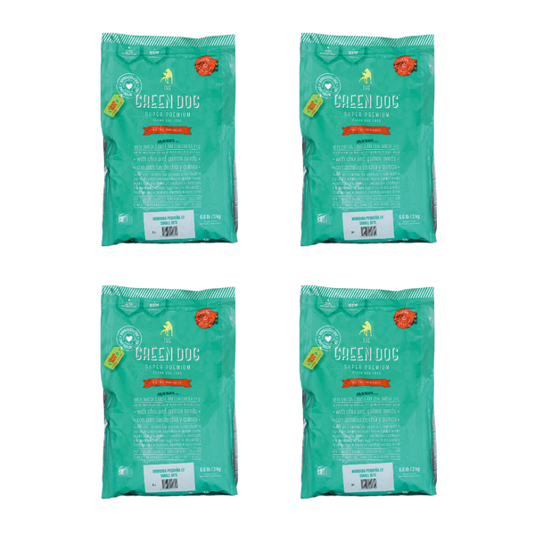Green Dog Small Bite - 3 kg - Bundle of 4 bags