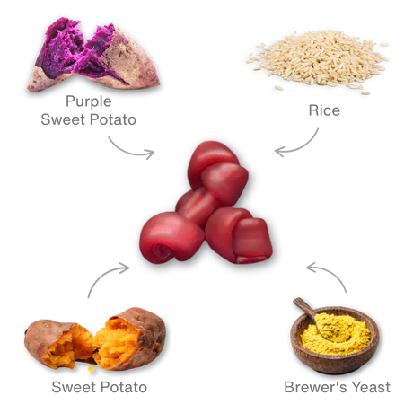 Benevo Pawtato Small Purple Knots - 150 g