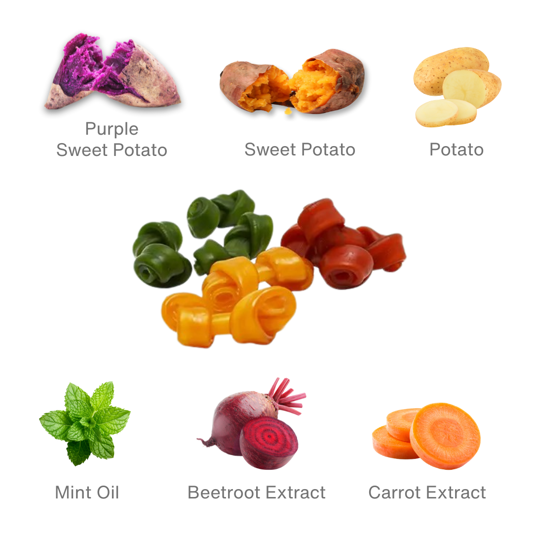 Benevo Pawtato Mixed Small Knots - 1.6 kg