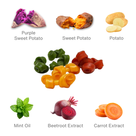 Benevo Pawtato Mixed Small Knots - 1.6 kg