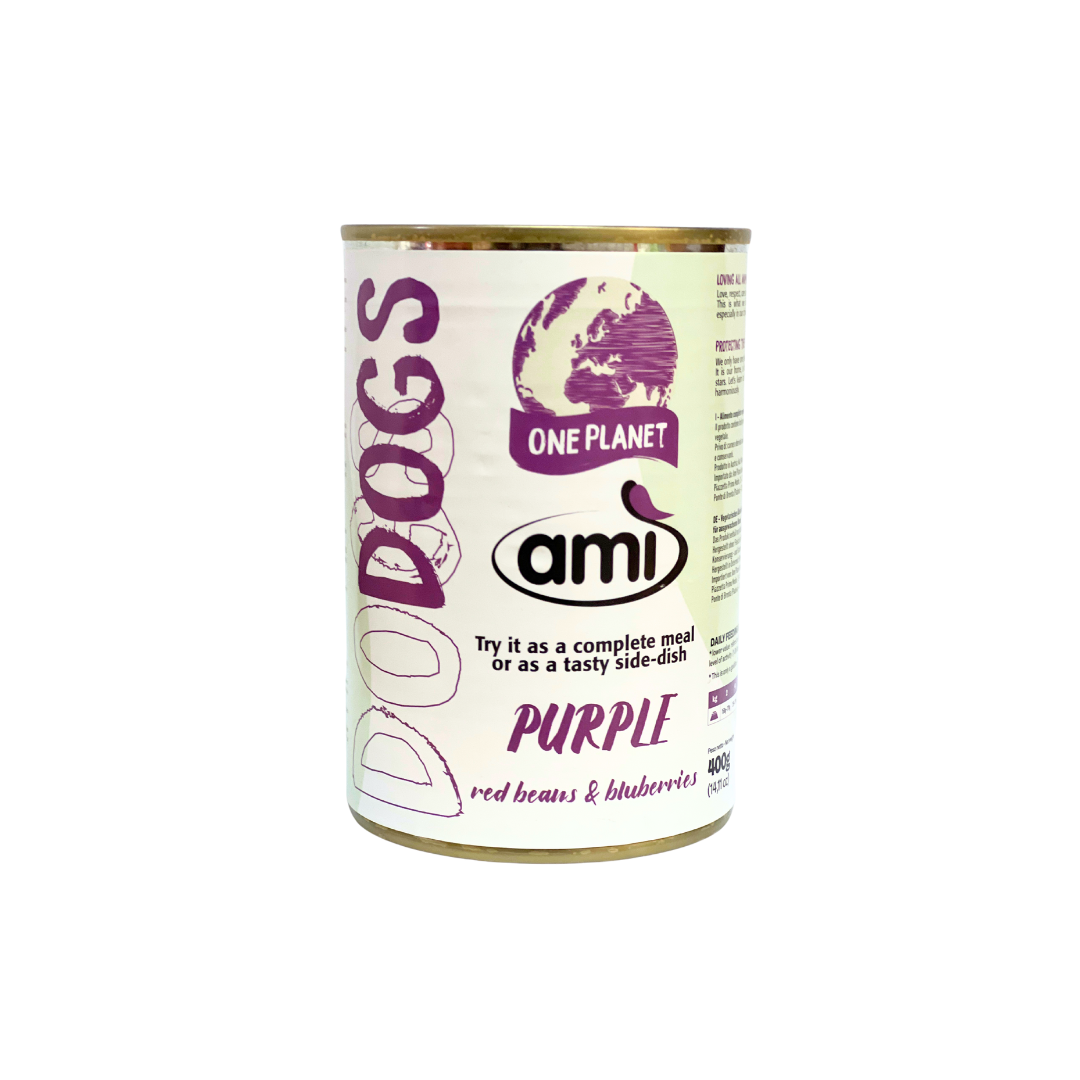 Ami Purple - Red Beans & Blueberries - Moist Food for Dogs