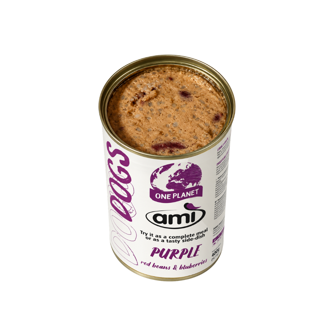 Ami Purple - Red Beans & Blueberries - Moist Food for Dogs