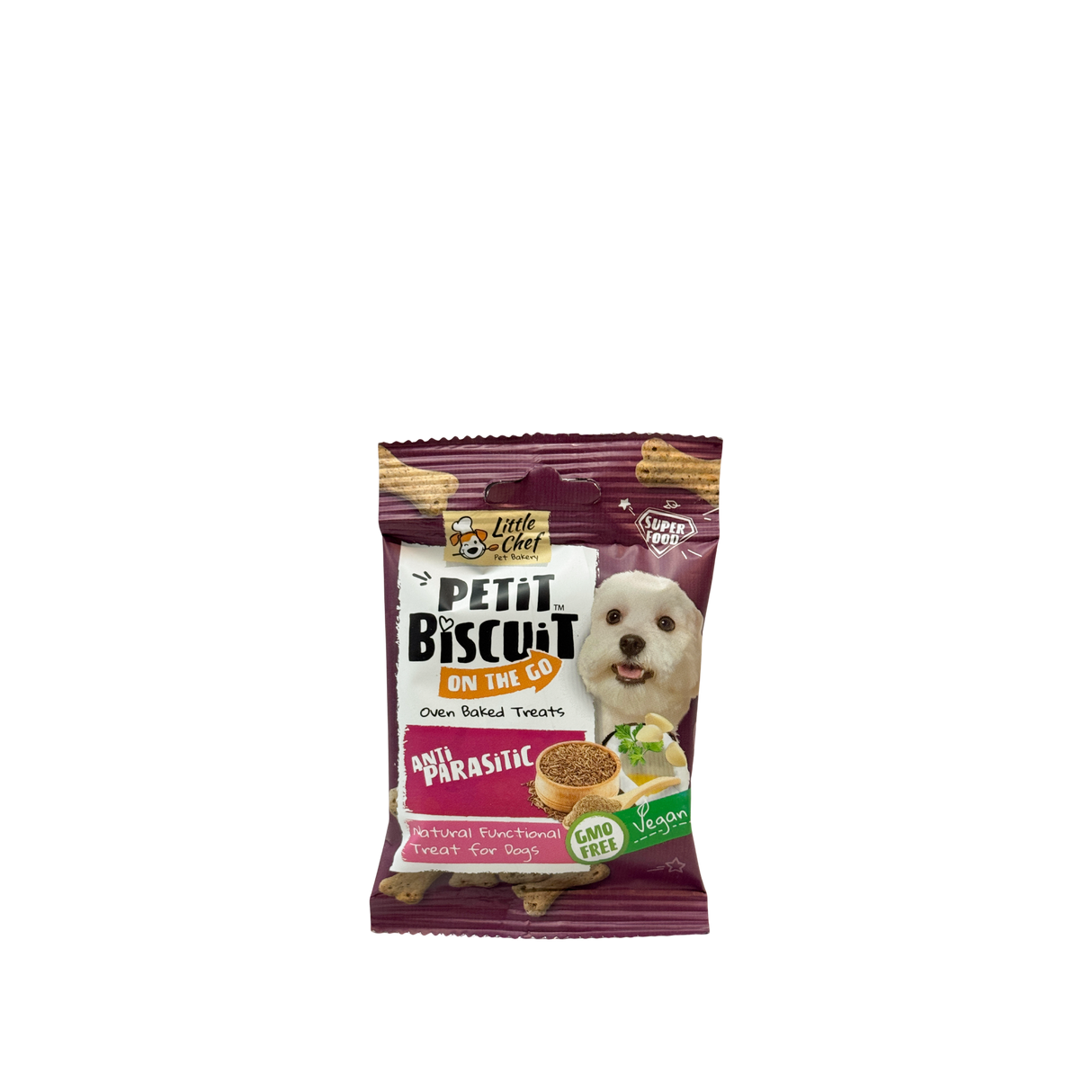 Antiparasitic Biscuits with Cumin and Parsley by Little Chef