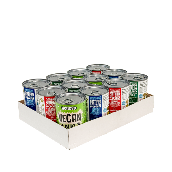 Assorted Vegan Cans for Cats & Dogs - 12-pack