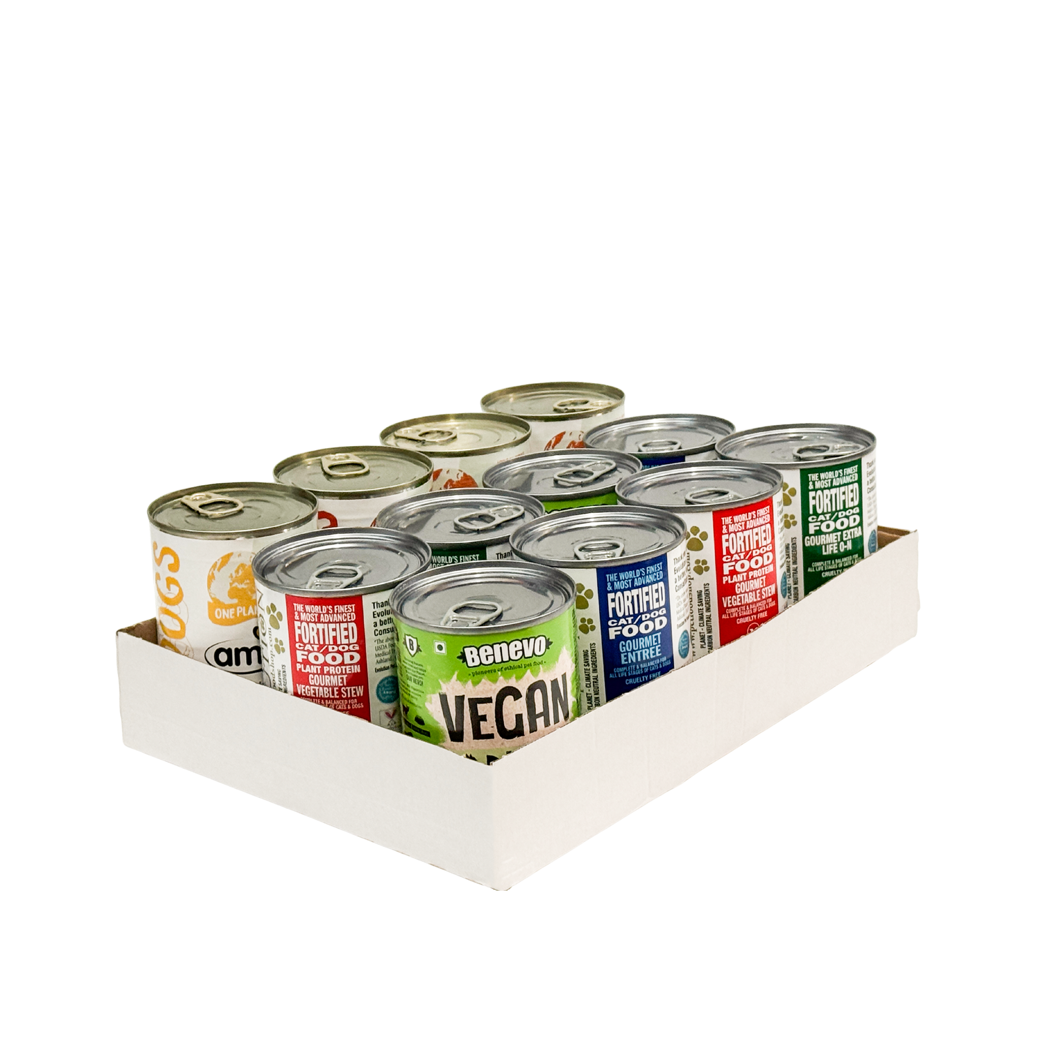 Assorted Vegan Cans for Dogs - 12-pack