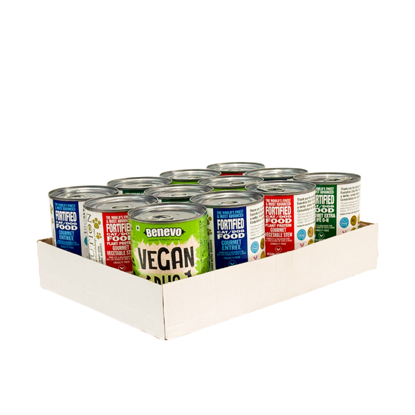 Assorted Vegan Cans for Cats - 12-pack