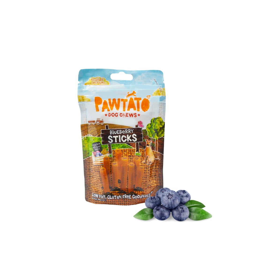 Benevo Pawtato Sticks w/Blueberries - 120g
