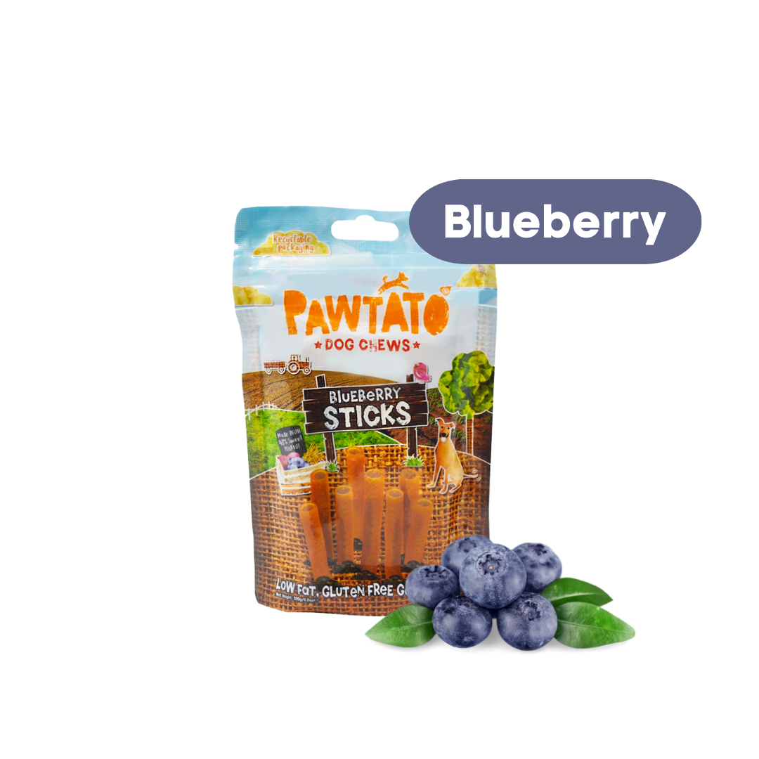 Benevo Pawtato Sticks w/Blueberries - 120g