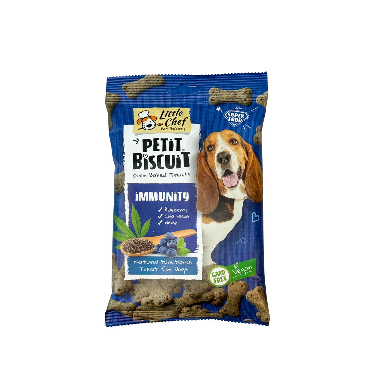 Immunity Biscuits with Blueberries and Chia Seeds by Little Chef