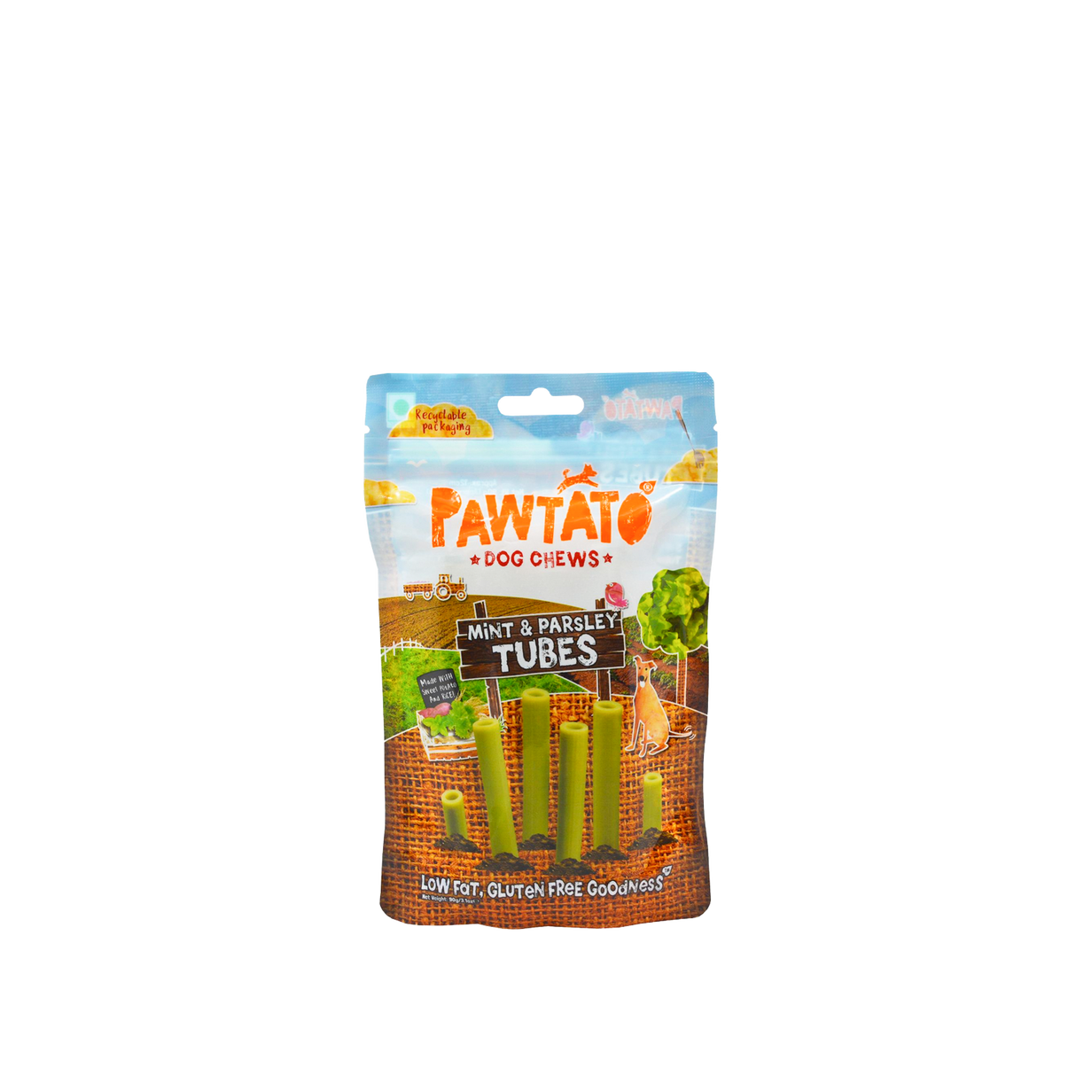 Benevo Pawtato Tubes Mint & Parsley - 90g