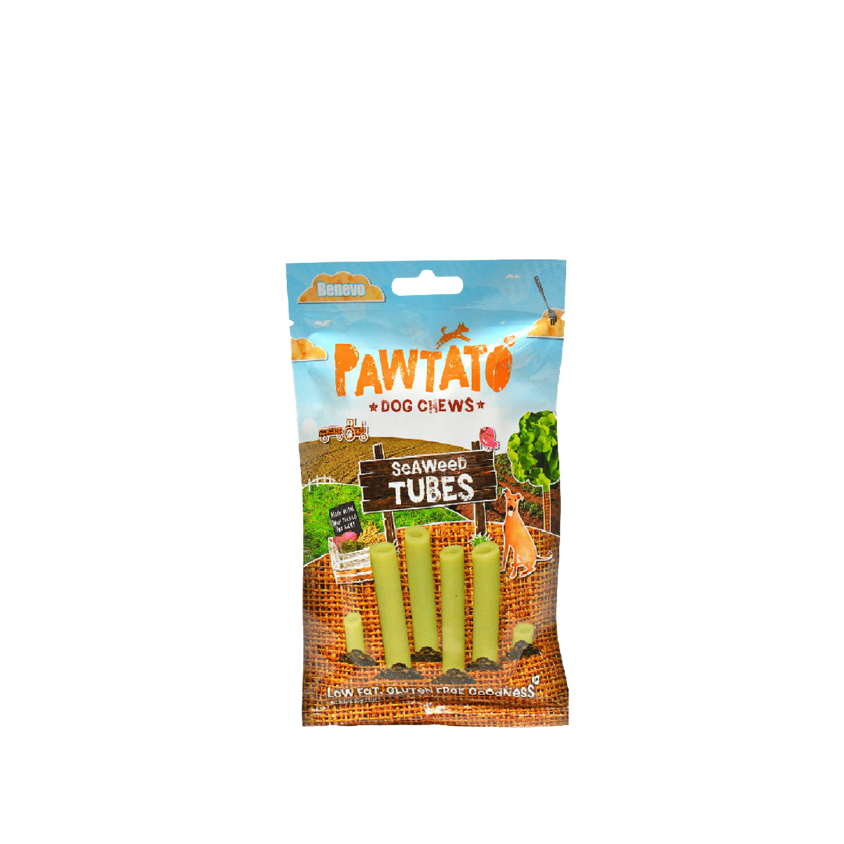 Benevo Pawtato Tubes with Seaweed - 90g