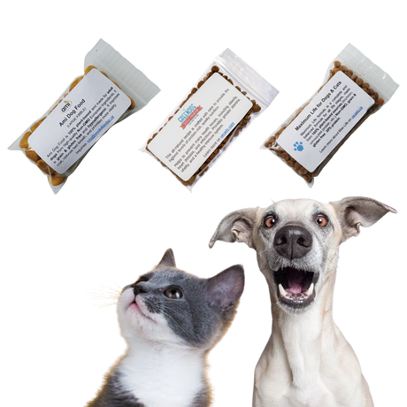 Assorted sample pack - natural vegan dog and cat food samples in Canada