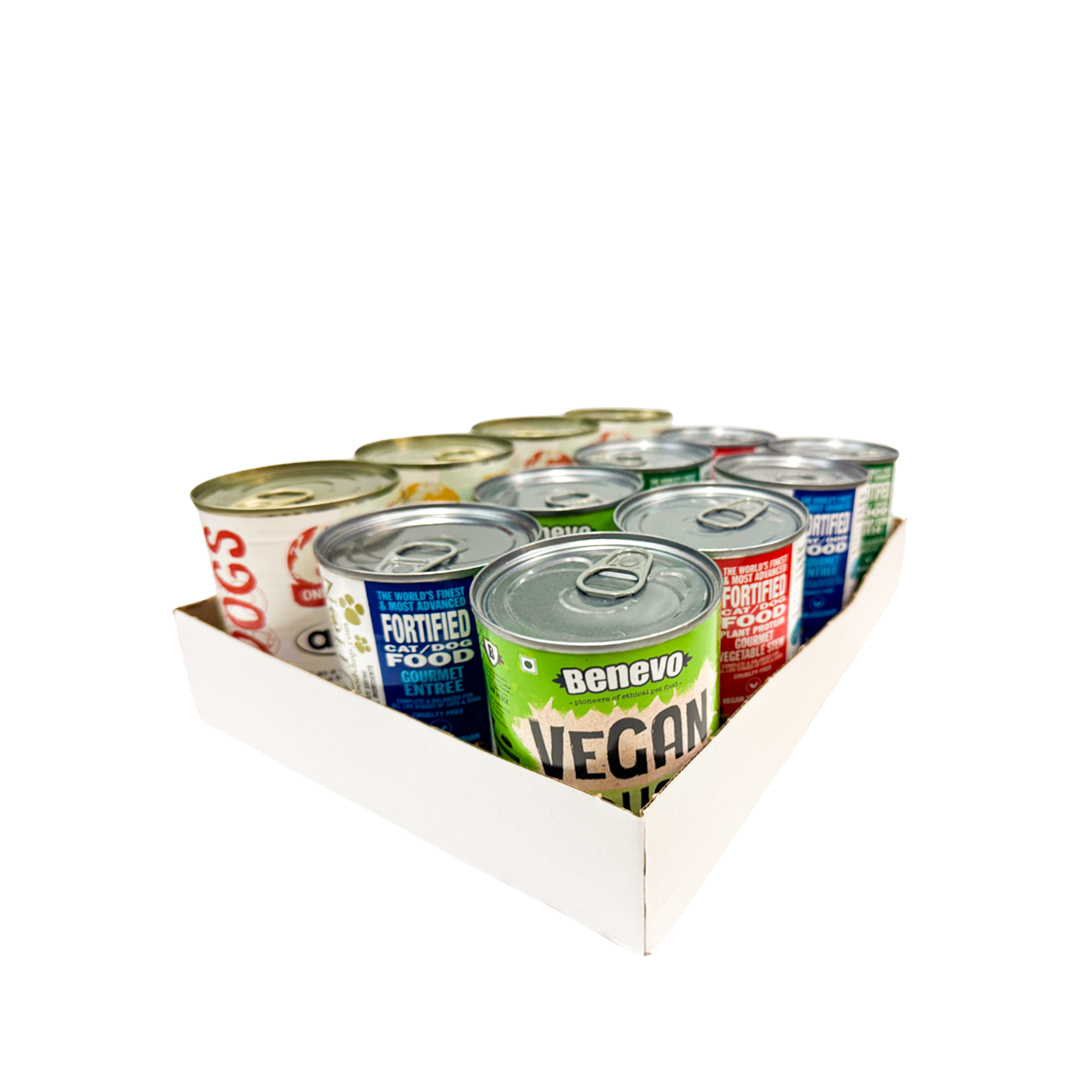 Assorted Vegan Cans for Dogs - 12-pack