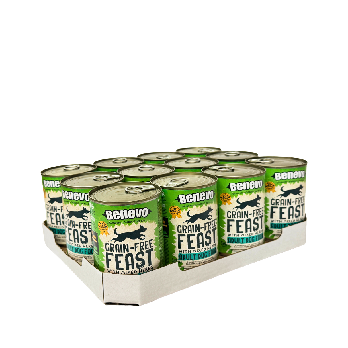 Benevo Grain-Free Vegetable Feast - Complete Food for Adult Dogs - Case of 12 cans