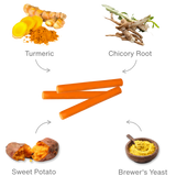 Benevo Pawtato Turmeric & Chicory Root Tubes - 90g