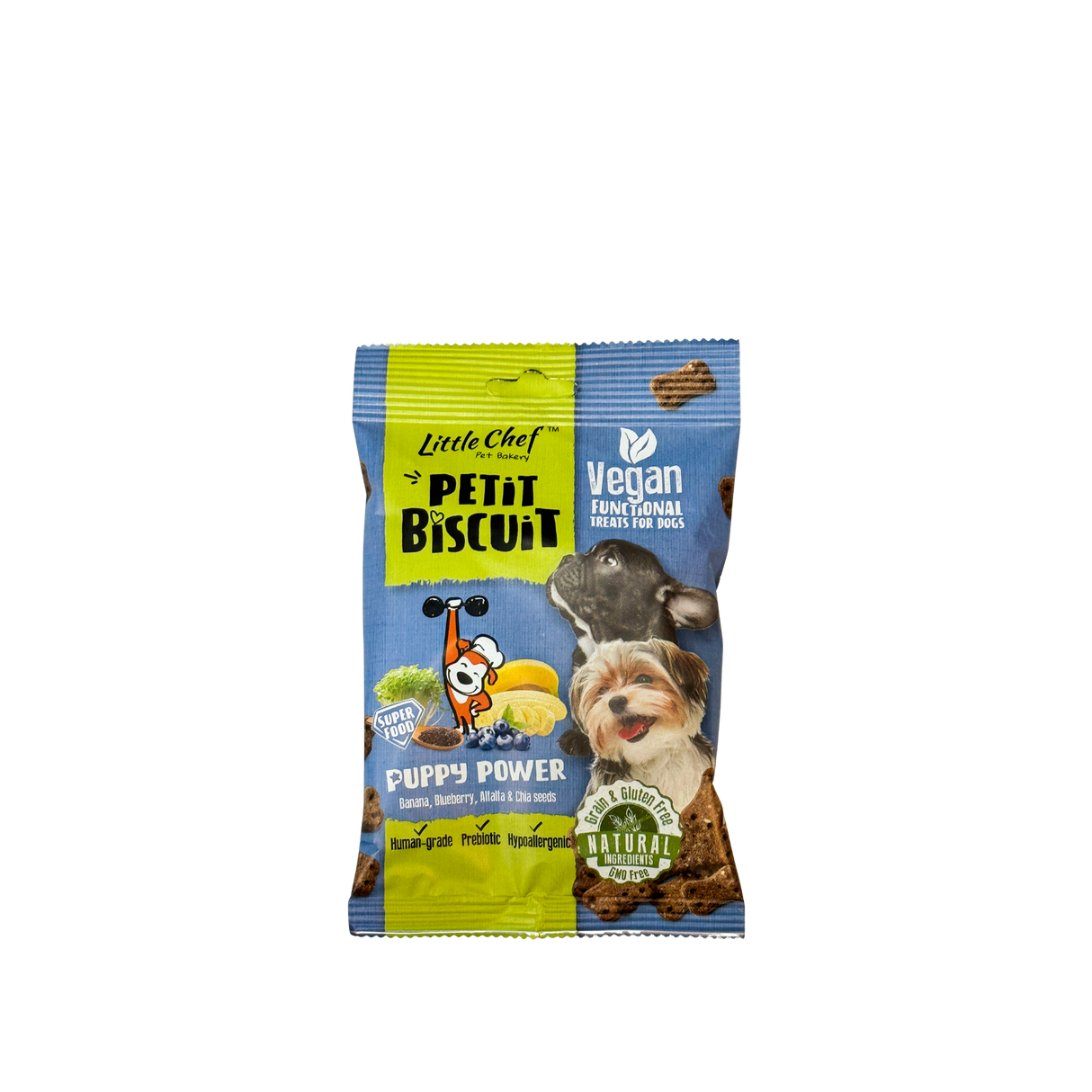 Puppy Power Biscuits with Blueberry and Chia Seed by Little Chef