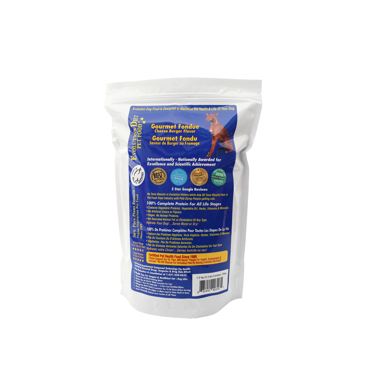 Gourmet Fondue Dog Kibble