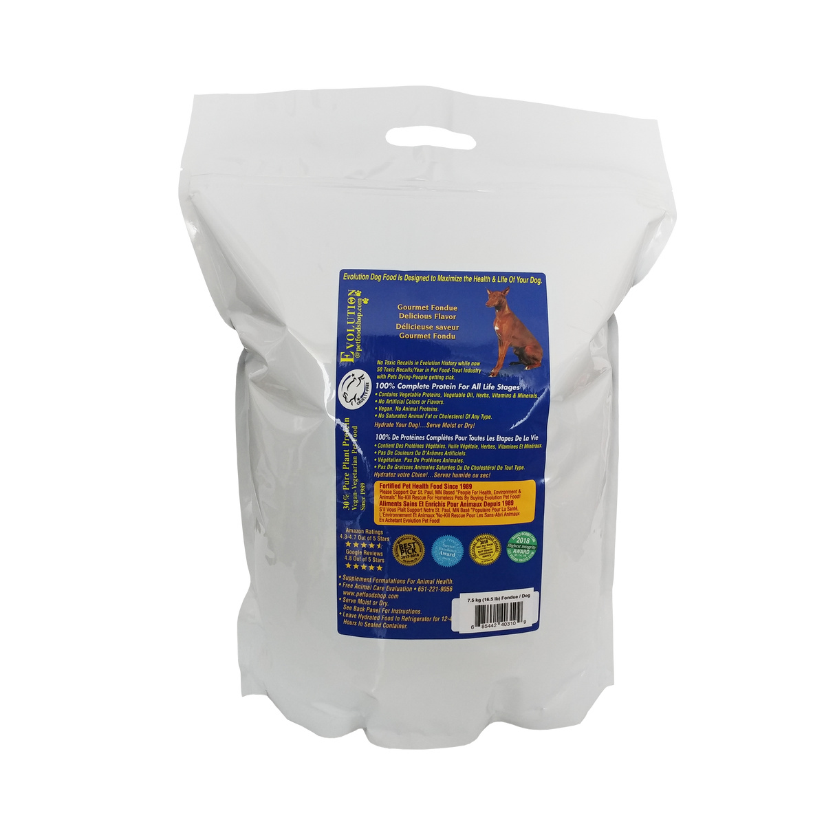 Gourmet Fondue Dog Kibble