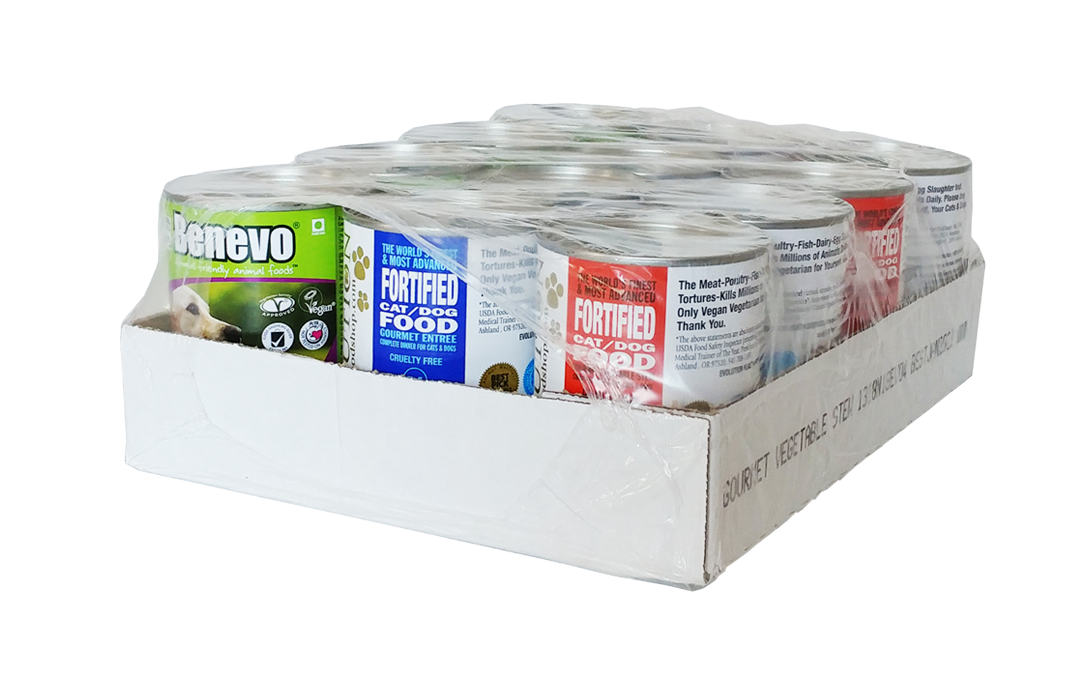 Benevo Duo - Complete Food for Cats and Dogs - Case of 12 cans