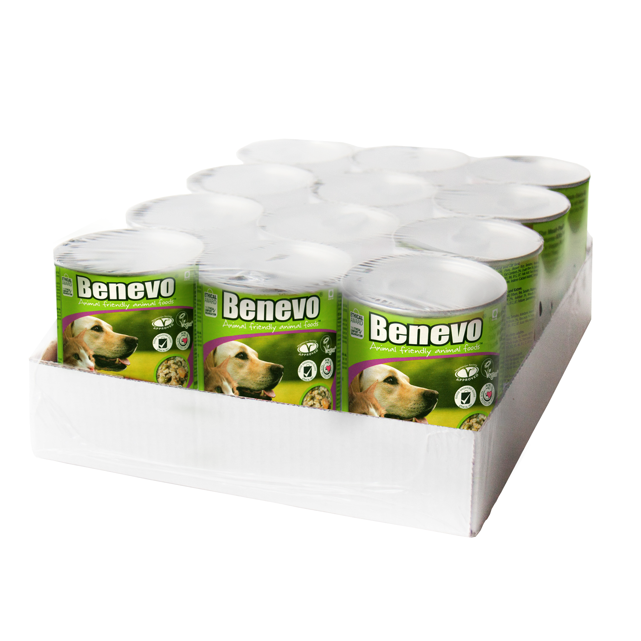 Benevo Duo - Complete Food for Cats and Dogs - Case of 12 cans